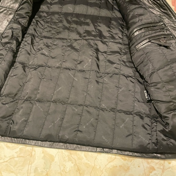 Pierre Cardin Black Leather jacket - Picture 4 of 6